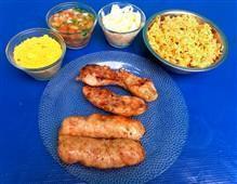 LINGUIÇA DE FRANGO NA BRASA 1 PESSOA