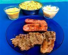 MISTO (CARNE E CALABRESA) NA BRASA PARA 1 PESSOA